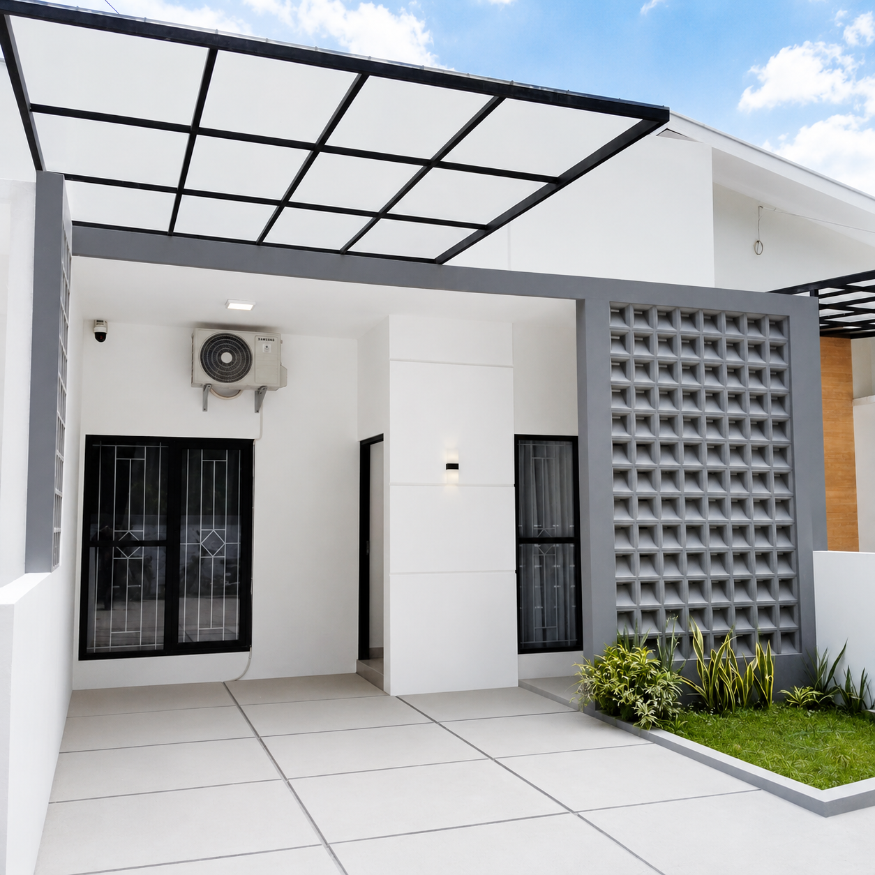 Fasad rumah Grand Amartha Residence 2