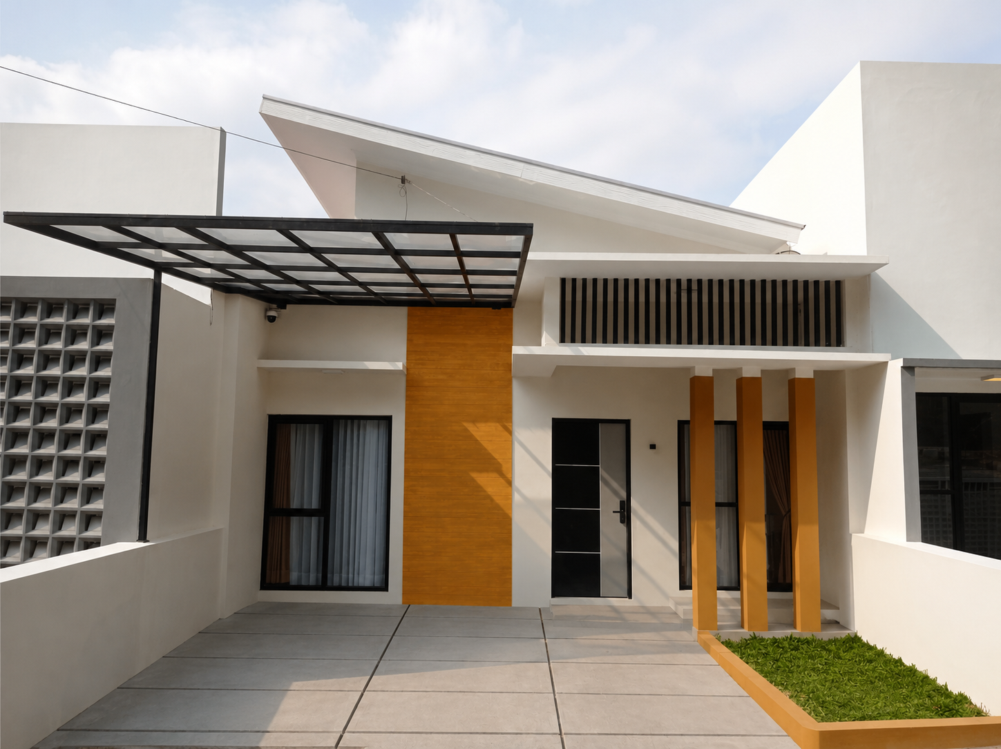 Fasad rumah Grand Amartha Residence 3